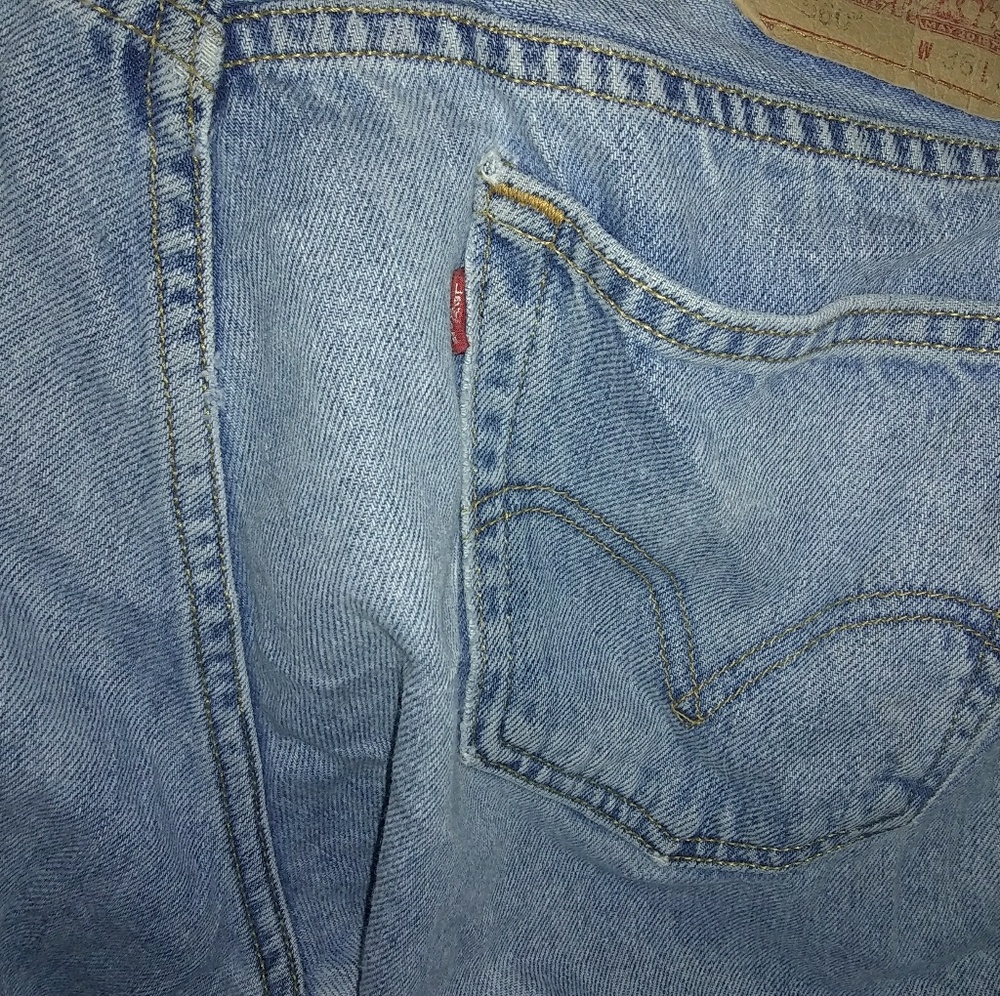 Levi's blue jeans